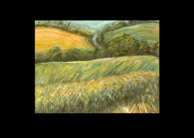 Painting of a field